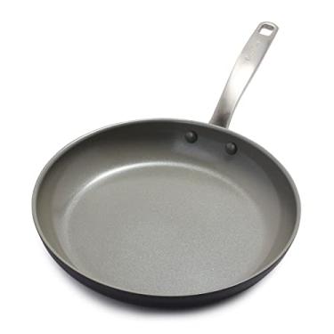 Imagem de GreenPan Chatham Hard Anodized Healthy Ceramic Antiaderente, Frigideira de 30,48 cm, Sem PFAS, Seguro para lava-louças, Forno, Cinza