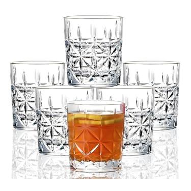 Imagem de VEILEDGEM Copos de acrílico inquebráveis Tritan de 250 ml, seguros para lava-louças, copos de acrílico, sem BPA, copos de plástico rígido reutilizáveis, conjunto de 6 (transparente)