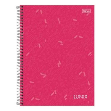 Imagem de Caderno Universitário Lunix 10 Matérias 160fls - Tilibra, Pink