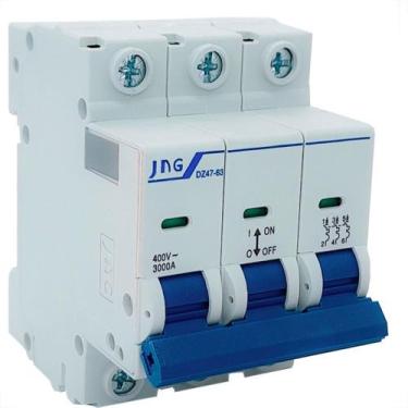 Imagem de Disjuntor Jng ''Din'' Tripolar 12110 - 100A. C