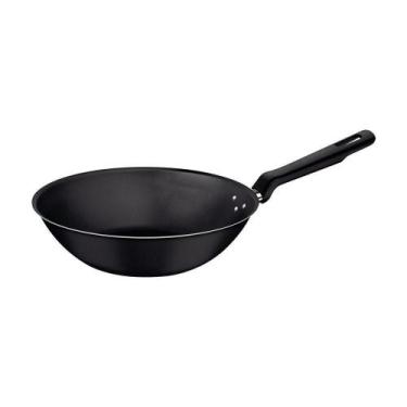 Imagem de Wok Tramontina Loreto Grafite 24cm 2,2l Em Alumínio Com Antiaderente S