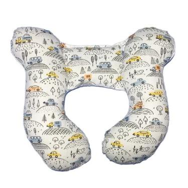 Imagem de Almofada Para Pescoço Com Apoio Cabeça Bebe Cadeirinha - HAPPY LINE