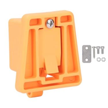 Imagem de Bloco de Portador Frontal de Bicicleta, PA66 Fibra de Vidro de Bicicleta Frontal Adaptador de Bolsa de Saco de Bolsa para Brompton Folding Bike Cycling Part (Laranja)