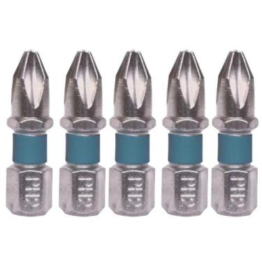 Imagem de Ponta Bits PH2 25mm Kit 5 Magnético Ponteira Parafusadeira Antiderrapa