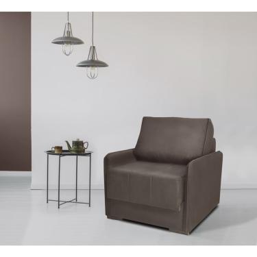 Imagem de Sofá Cama Isis Solteiro 100cm Tecido Veludo