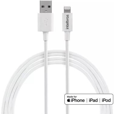 Imagem de Cabo USB iPhone MFI 1.2M Branco - Intelbras