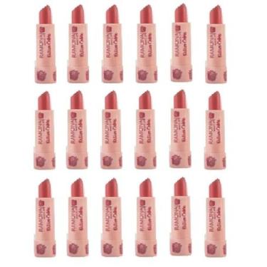 Imagem de Kit 18 Batom Colors Cor 11 Rosa Nude 3,8gr - Ramona Make Up