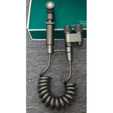 Imagem de Ducha Higiênica Para Banheiro Lavatório Registro Duplo Chumbo/Cromada 