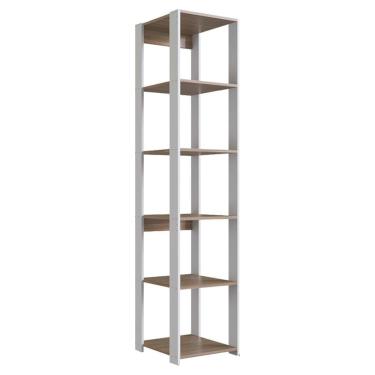Imagem de Estante Livreiro 183cm 05 Prateleiras Branco Montana Proddy Branco Montana