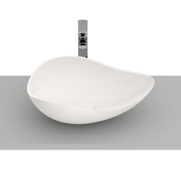 Imagem de Kit 2 Cubas De Apoio Oval 54x37,5cm Ruy Ohtake Roca Bege