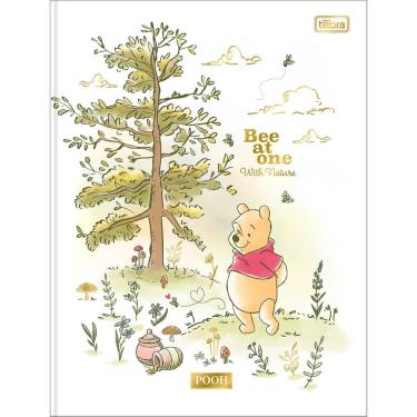 Imagem de Caderno Universitário Pooh Tilibra Capa Dura Brochura - 80 Folhas Branco