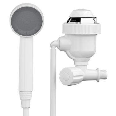 Imagem de Ducha Elétrica Branca Para Salão E Barbearia 220v - 5500w - Sintex