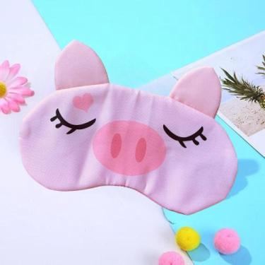 Imagem de Máscara Descanso Para Dormir Com Bolsa Gel Relaxante Tecido Confortáve