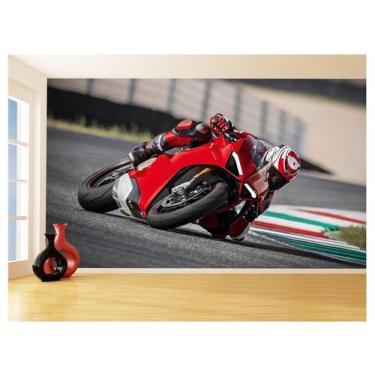 Imagem de Papel De Parede 3D Moto Gp Grand Prix Corrida 3,5M Bkm66 - Você Decora