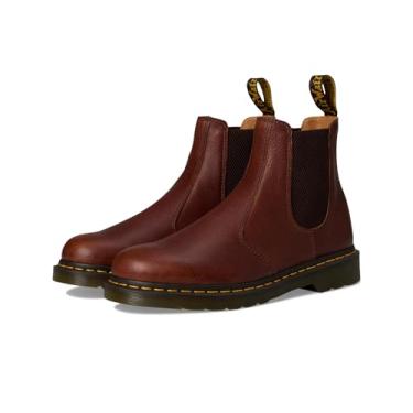 Imagem de Dr. Martens Botas Chelsea de couro unissex adulto 2976, Caju, 7 Women/6 Men