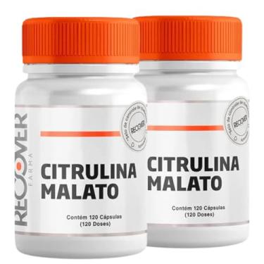 Imagem de Kit 2 unidades Citrulina Malato 500mg - 120 cápsulas - Recover Farma