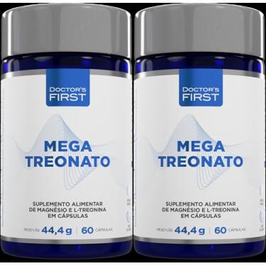 Imagem de Mega Treonato, Suplemento de Magnésio e L-Treonina, 60 Cápsulas, Kit 2 Unidades- Doctors First