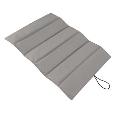 Imagem de Luqeeg Almofada de acampamento leve e dobrável, almofada de estádio à prova d'água, 44 x 32 cm, tapete de cadeira dobrável macio para atividades ao ar livre, caminhadas, mochilão, tapete compacto de