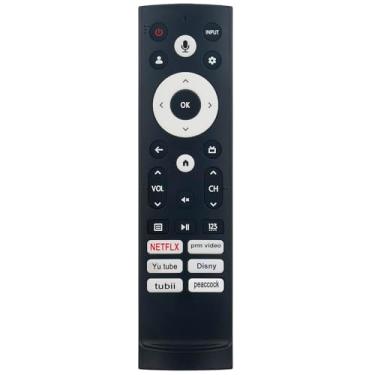 Imagem de Beyution Controle remoto de substituição de voz ERF3M90H compatível com Smart TV Hisense 55U8H 65U8H 65U8K 75U8K 55U8K 75U8H 55U7G 65U7G 75U7G 75A65H 75A68H 43A68H 43A65H 43A65H 500H A6H 50 A65H