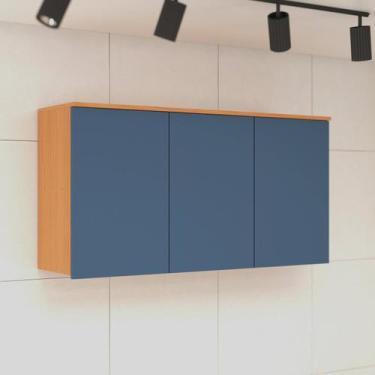 Imagem de Armário para Cozinha Aéreo 3 Portas Florença - Moveis Sul