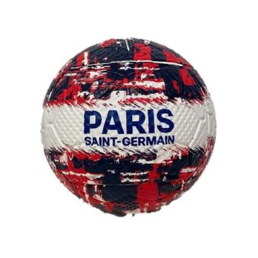 Imagem de Mini Bola de Futebol PSG Nº2 Infantil PVC/PU Vermelha Azul  Futebol e 