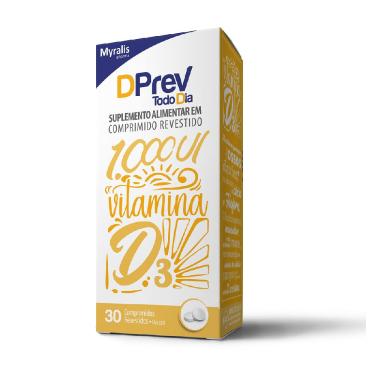 Imagem de Dprev Todo dia 1000UI Myralis 30 Comprimidos Revestidos