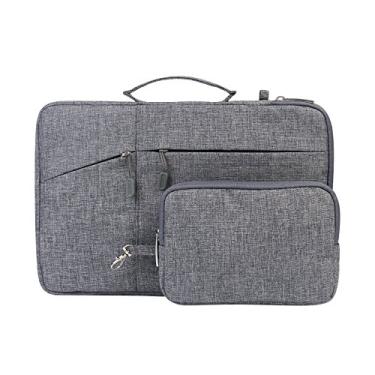 Imagem de Megoo Capa para laptop de 13 polegadas com bolsa de acessórios para Surface Laptop 5/4/3/2/6 34.3 cm, Laptop 7 35.1 cm, Surface Book 34.3 cm, capa de transporte para tablet Chromebook de 33.0 cm ~