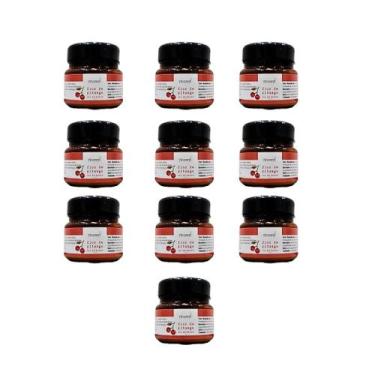 Imagem de Kit 10 Mini Sais de Banho/Escalda Pés 40g Flor de Pitanga Aromá