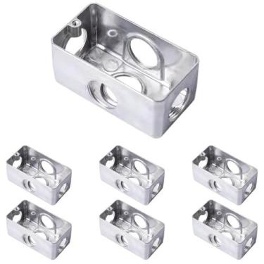 Imagem de 7 Condulete Sieg em Alumínio Múltiplo tipo X 3/4 S/placa