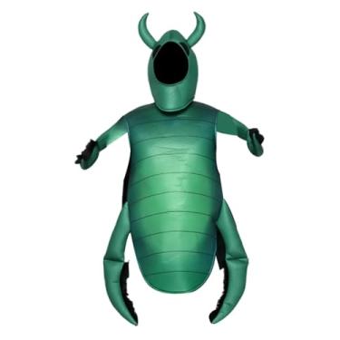 Imagem de KiBcsLic Fantasia de Besouros Verdes para Halloween, para apresentação em palco, festa e festival