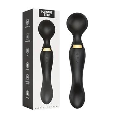 Imagem de Massageador Vibrador Masturbador Ponto G Eletrico Profissional Hipoalergênico Para Corpo Inteiro E Glúteos Homens e Mulheres, Recarregavel - Preto