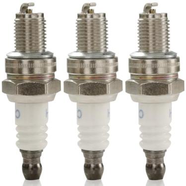 Imagem de Pacote com 3 velas de ignição CMR6H para NGK Stihl FS90 FS100 FS110 FS40 FS50 FS56 HL90 HL110 HT100 KM90 Aparador BR500 BG56 Soprador MS171 MS211 Motosserra