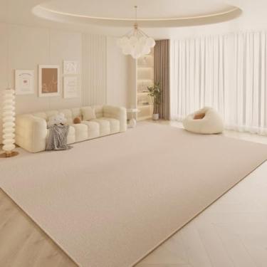 Imagem de Linha de decoração para sala de estar em estilo creme, carpete grande, tapete para quarto, vestiário macio, lavável, tapete para sala de estar (200x250 cm/C)