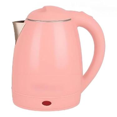 Imagem de Chaleira Jarra Elétrica Inox 1,8L 127V 1000W Ou 220V 1500W Rápida Ferve Água Automática Rosa Ou Azul (127V-1000W,Rosa)