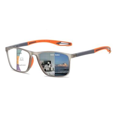 Imagem de KISSOUL Óculos De Leitura Fotocrômicos Multifocais Com Bloqueio Luz Azul, Sol Para Progressiva, Masculino E Feminino Tr90