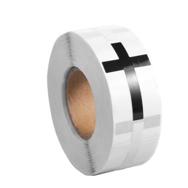 Imagem de 600un. Adesivos Cruz Cristã, Rolo de Adesivos Religiosos Católicos para Atletas Cristãos Beisebol Futebol Basquete Capacete Garrafa de Água Suprimentos Esportivos Mochila