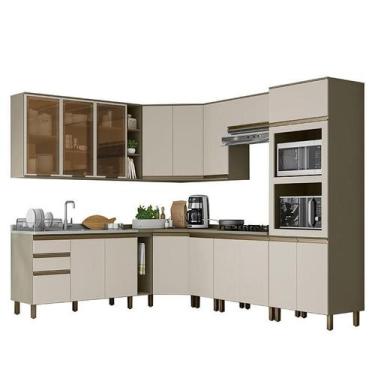 Imagem de Cozinha Completa de Canto 11 Peças Connect Torre Quente e Aéreo Vidro 