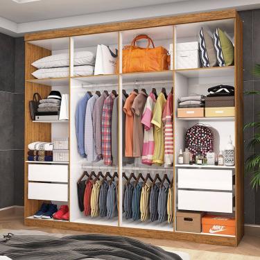 Imagem de Closet Casal Rubi 4 Gavetas Carioca Móveis