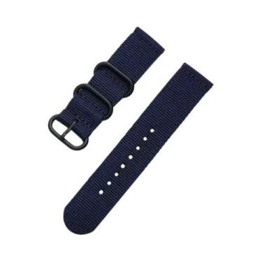 Imagem de Pulseiras De Relógio Esportivas Em Tecido De Nylon 18mm 20mm 22mm 24mm
