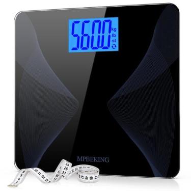 Imagem de Balança de peso corporal MPBEKING de alta capacidade 255 kg preta