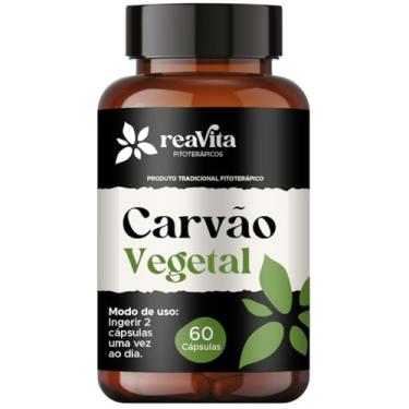Imagem de Carvão Vegetal Ativado 1000mg Alta Concentração| Suplemento Natural Digestão Gases Intestinais | 60 Cápsulas