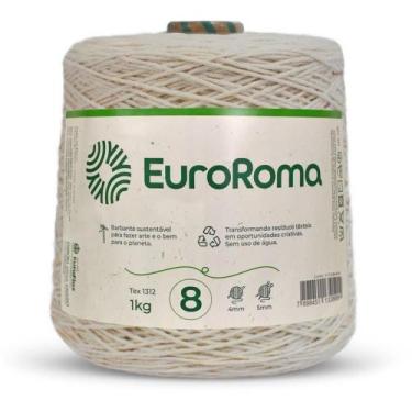 Imagem de Barbante CRU 1,0KG 4/8 Fios Rolo 762M - Euroroma
