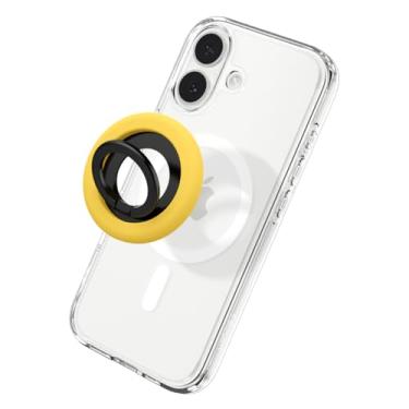 Imagem de Spigen Suporte Magnético Ajustável Nano Pop Para Celular Com Em Anel, Projetado Magsafe, Compatível Iphone 16/15/14/13/12 E Capas Magsafe - Amarelo Manga