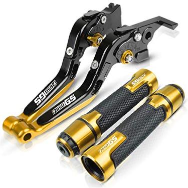 Imagem de WEJUSA Para BMW F650GS 2008-2012 2011 punhos de motocicleta barra de mão dobrável extensível alavanca de embreagem freio motocicleta alavanca de embreagem (cor: 8)