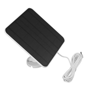 Imagem de ASHATA 2 Unidades de Painéis Solares de 12 W para Câmera de Holofote de Anel, Painel de Carregador Solar para Câmera de Segurança à Prova de água IP65 Com Cabo de 9,8 Pés, Ajustável Em