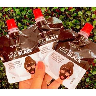 Imagem de mascara total black para cravos e espinhas - PHALLEBEAUTY