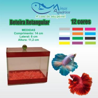 Imagem de Beteira Retangular - Minas Aquários, P, Vermelho