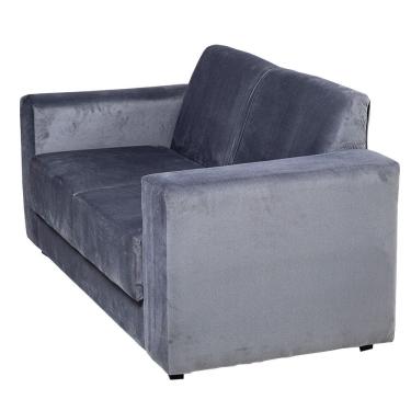 Imagem de Sofa 2 Lugares 1,60m de Veludo Design Minimalista Moderno para Sala de Estar Pequena e Apartamento
