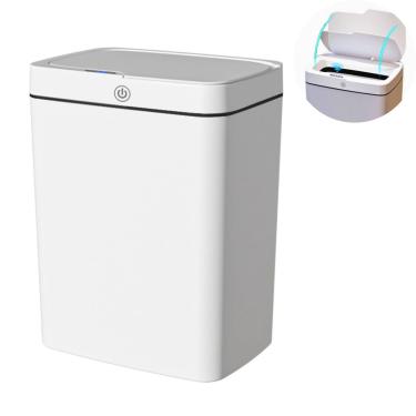Imagem de Lixeira Automática Retangular 14L com Sensor - Moderna e Prática