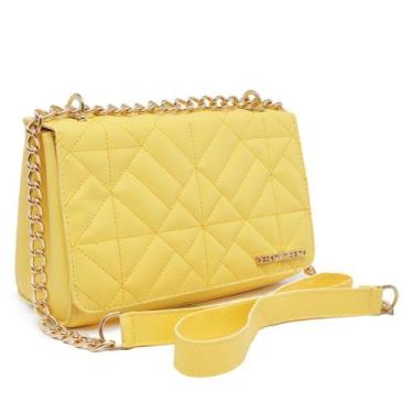 Imagem de Bolsa Lara Transversal De Lado Tiracolo - LLAQUILLA, Amarelo